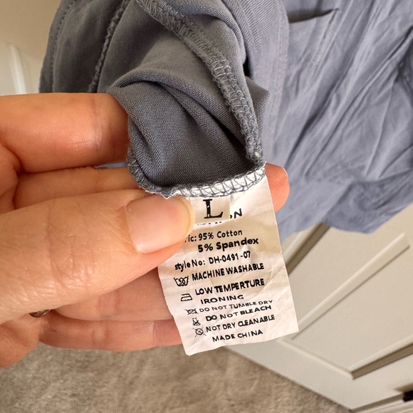 EUC blue romper L - Picture 2 of 3